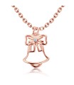  Jingle bell With CZ Silver Necklace SPE-5236